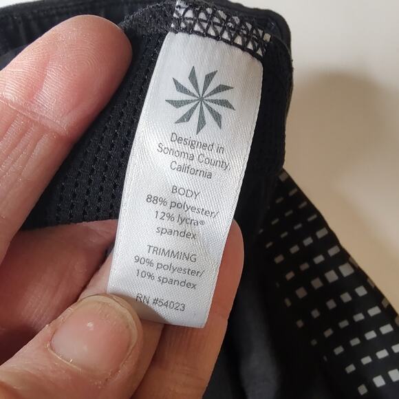 Athleta Be Free Reflective Black Leggings Medium - Picture 9 of 14